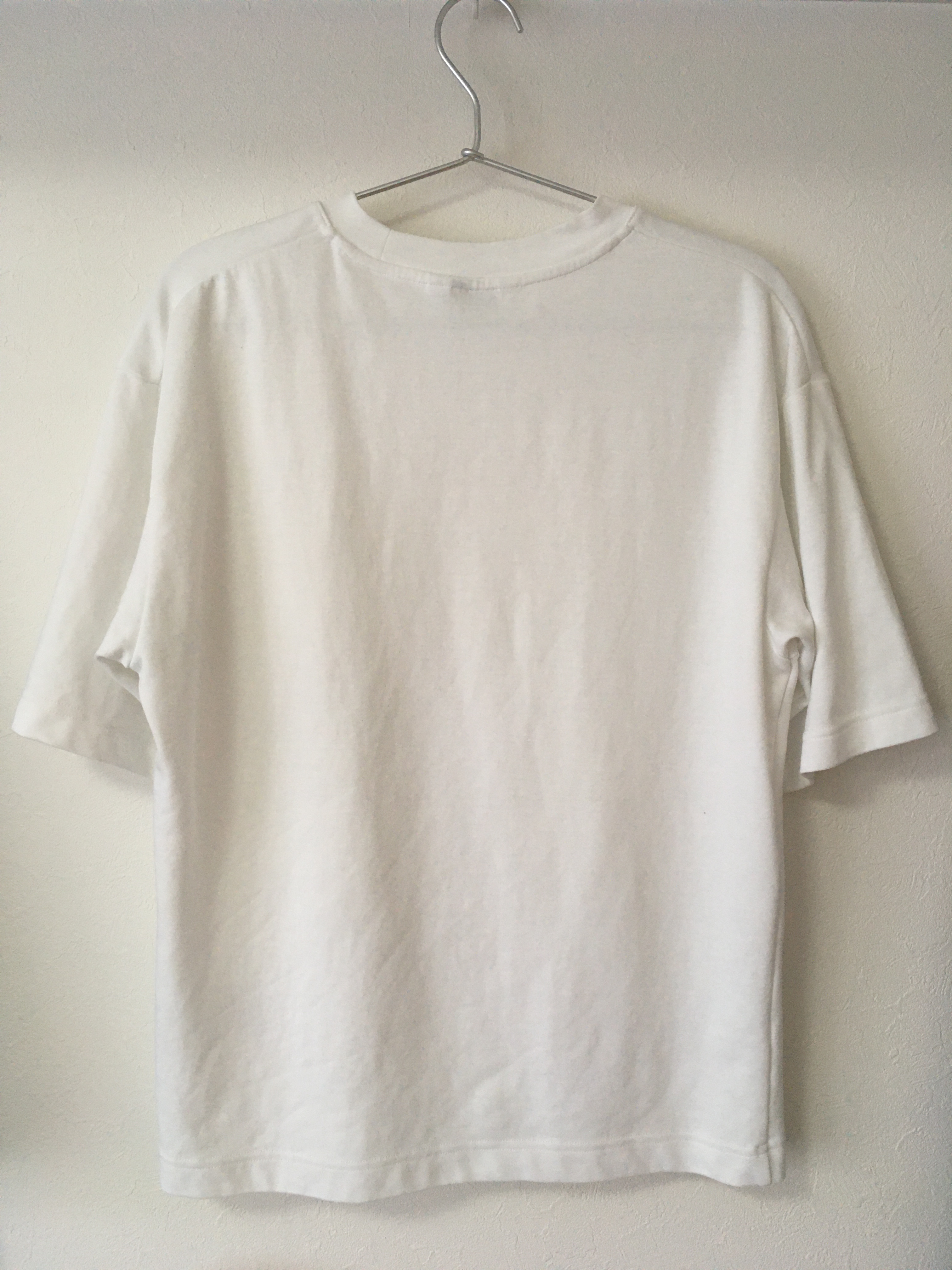 ユニクロUのエアリズムコットンオーバーサイズTシャツ（5分袖）